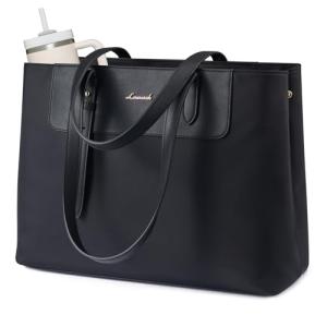 LOVEVOOK Water-Resistant Laptop Tote Bag for Women