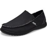 Men's Black Santa Cruz Loafers by Crocs, Size 13
