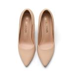 DREAM PAIRS Women's Nude Pointed Toe Heels