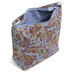 Oversized Provence Paisley Hobo Shoulder Bag