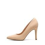 DREAM PAIRS Women's Nude Pointed Toe Heels