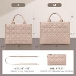 Chic LOVEVOOK Quilted Leather Tote and Crossbody Bags