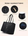 LOVEVOOK Water-Resistant Laptop Tote Bag for Women