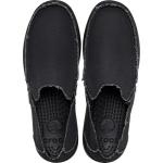 Men's Black Santa Cruz Loafers by Crocs, Size 13