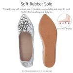 Sparkly Rhinestone Wedding Ballet Flats for Women