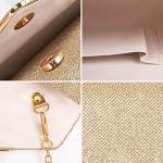Sparkling Larcenciel Evening Clutch Bag in Gold