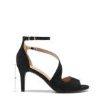 DREAM PAIRS Women's Black Heeled Sandals Size 7