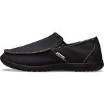 Men's Black Santa Cruz Loafers by Crocs, Size 13