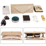 Sparkling Larcenciel Evening Clutch Bag in Gold