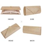 Sparkling Larcenciel Evening Clutch Bag in Gold