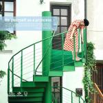 Mary Jane Round Toe Flats for Women - Beige