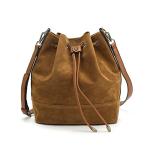AFKOMST Suede Slouchy Bucket Bag for Women