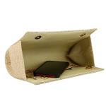 Chic Straw Crossbody Clutch Bag for Women