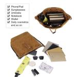 AFKOMST Suede Slouchy Bucket Bag for Women