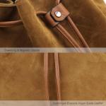 AFKOMST Suede Slouchy Bucket Bag for Women