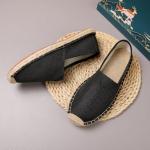 Stylish Closed Toe Canvas Espadrille Loafers