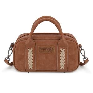 Wrangler Brown Mini Crossbody Barrel Bag for Women
