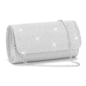 Sparkling Evening Clutch with Detachable Chain