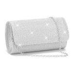 Sparkling Evening Clutch with Detachable Chain