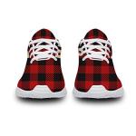Custom Bear Family Running Sneakers in Plaid