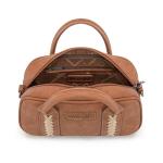 Wrangler Brown Mini Crossbody Barrel Bag for Women