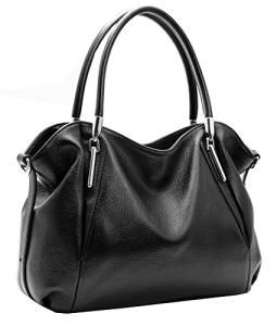 HESHE Black Designer Women’s Tote Handbag