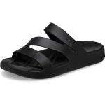 Crocs Women's Black Strappy Getaway Sandals, Size 6