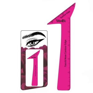 Reusable Eyeliner Stencil with Brush Set