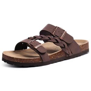 KIDMI Women's Adjustable Cork Arch Support Sandals