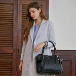 HESHE Black Designer Women’s Tote Handbag