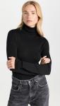 Elegant Black Classic Turtleneck for Women