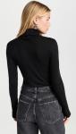 Elegant Black Classic Turtleneck for Women