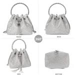 Sweetovo Glitter Evening Handbags for Women