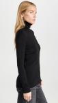 Elegant Black Classic Turtleneck for Women