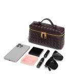 Eautyba Women's Beige Woven Leather Crossbody Bag