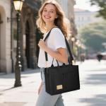 Stylish Canvas Tote Bag with Pockets for Women