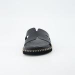 CUSHIONAIRE Women's Black Slide Sandals with Memory Foam