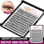 Dedila 20D-100D Natural Soft 3D Eyelashes