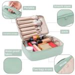 Stylish Green Travel Makeup and Toiletry Bag