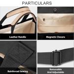 Stylish Canvas Tote Bag with Pockets for Women