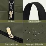 Becokan Waterproof Large Tote Bag with 12 Pockets