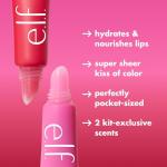 e.l.f. Squeeze Me Lip Balm Duo - Cherry & Bubblegum