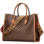 IBFUN Vintage Leather Satchel Handbag for Women