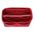 OMYSTYLE Red Felt Tote Bag Organizer Insert