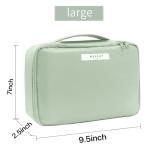 Stylish Green Travel Makeup and Toiletry Bag