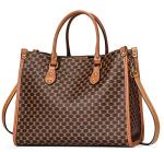 IBFUN Vintage Leather Satchel Handbag for Women