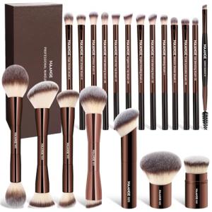 20-Piece Double-End Makeup Brush Set in Gift Box