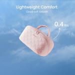 LOVEVOOK Pink Waterproof Makeup Bag Set