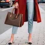 IBFUN Vintage Leather Satchel Handbag for Women