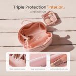 LOVEVOOK Pink Waterproof Makeup Bag Set